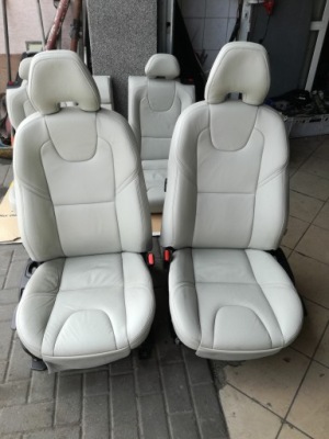 Volvo v40 ii 2012 -19rok сидіння заднє сидіння шкіра jesne фото №1