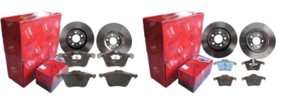 Гальмівні диски гальмівні колодки p+t trw volvo xc90 i 316mm фото №1