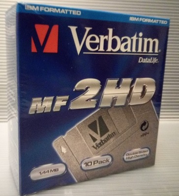 Dyskietki Verbatim 3,5'' MF-2HD DataLife 1,44 MB