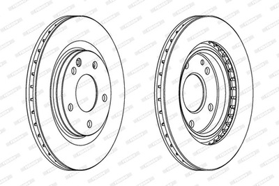 ДИСК ТОРМОЗНОЙ FERODO DDF1173