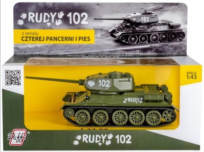 Czołg T-34-85 RUDY 102 1:43 Daffi