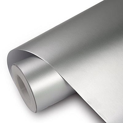 FILM OKLEINA CHROME MATTE SILVER PERLA GRAY COLOR 152CM  