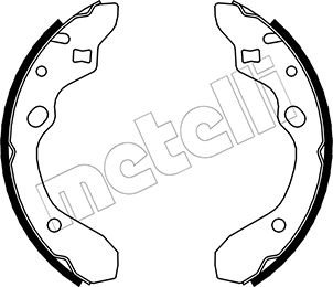 Тормозные колодки тормозные mazda 323 91-98 - metelli 53-0210 фото №1
