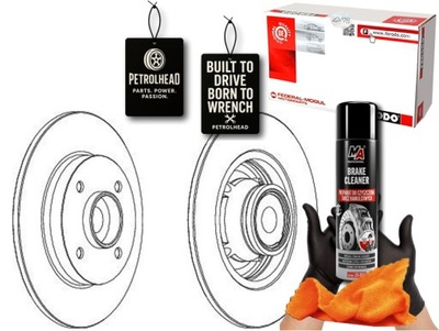 Тормозные диски тормозные 2szt. citroen c3 ii c3 iii c3 pic #petrolhead pro+ kit2 фото №1