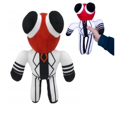 RAINBOW FRIENDS PLUSZAK RED MASKOTKA ROBLOX SZEF DLA DZIECKA CZERWONY