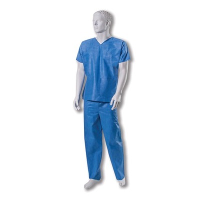 Ubranie operacyjne (bluza + spodnie) z włókniny XL