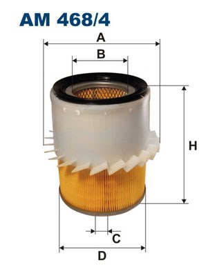 FILTRAS ORO FILTRON AM468/4 