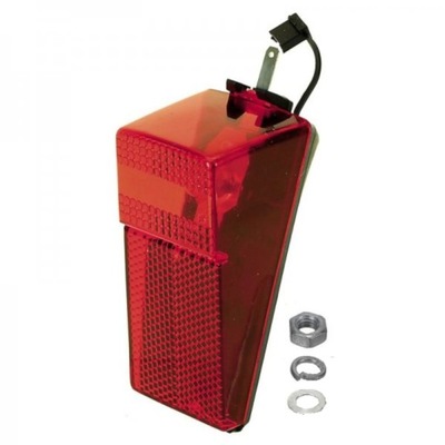 LAMPA ROWEROWA NA BŁOTNIK TYŁ NA DYNAMO