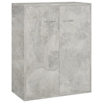 Szafka, szarość betonu, 60 x 30 x 75 cm, płyta wiórowa