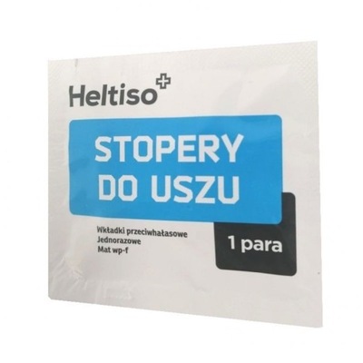 HELTISO Stopery plastyczne do uszu, 1 para