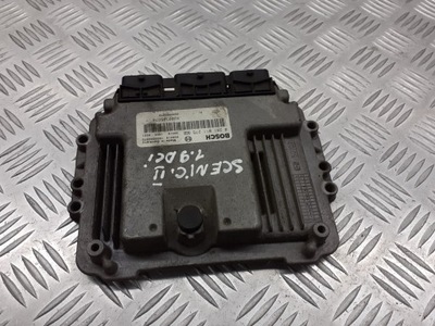 Блок управления бортовой компьютер двигателя renault scenic ii 1.9 dci фото №1