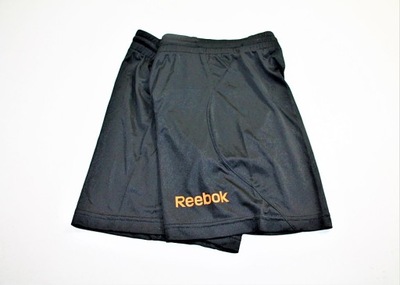 REEBOK Spodenki sportowe Czarne W-F 128 WYPRZEDAŻ