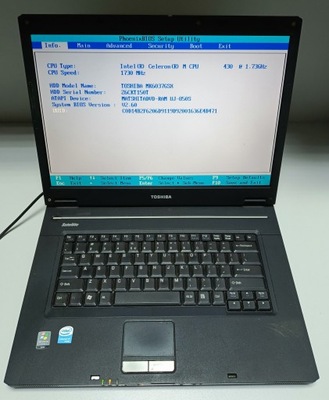 LAPTOP TOSHIBA L30 INTEL CELERON L1