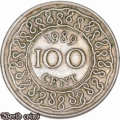 100 CENTÓW 1989 SURINAM