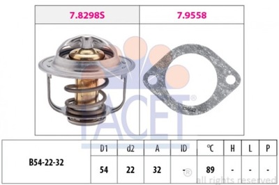 FACET 7.8298 ТЕРМОСТАТ, 6858.89 ISUZU OPEL