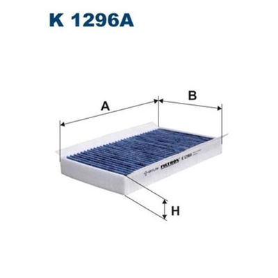 FILTR, VĖDINIMAS VIETOS PASAZERSKIEJ FILTRON K 1296A 