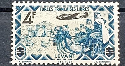 FRANCJA LEVANT ** 1943 MI 58