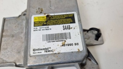 Модуль датчик подушек подушка безопасности saab 9-3 93 ii 12771236 фото №1