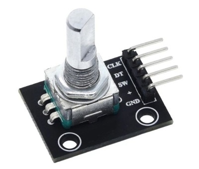 072 Enkoder KY-040 impulsator 20 impulsów sterowanie Arduino AVR
