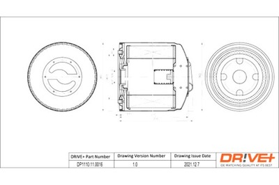 DRIVE+ ФИЛЬТР МАСЛА VOLVO ДИЗЕЛЬ 2.4 87-90 760