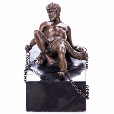 Mitologiczna Rzeźba z Brązu Tytan Prometeusz