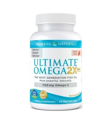 Ultimate Omega 2x Mini 60 kapsułek Nordic Naturals