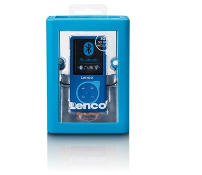 LENCO MP-208 Odtwarzacz MP3 z kartą micro SD 8GB NIEBIESKI mikrofon