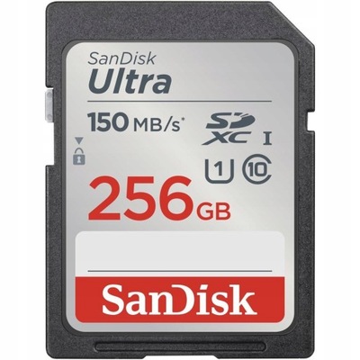 Karta pamięci SANDISK ULTRA SDXC 256GB 150MB/s UHS