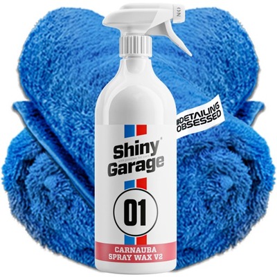 SHINY GARAGE CARNAUBA SPRAY WAX V2 trwały wosk 1L