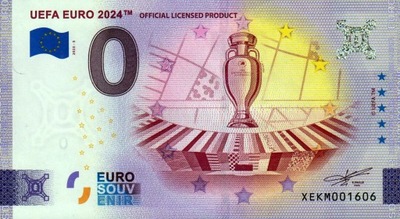 2024 banknot 0 euro - UEFA Euro Puchar