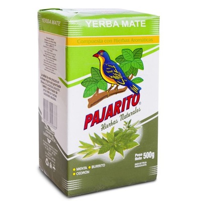 Yerba Mate Pajarito Hierbas Naturales 500g