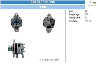 BV PSH ГЕНЕРАТОР MITSUBISHI 130A ГЕНЕРАТОР