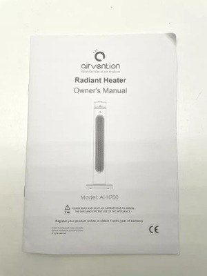 WENTYLATOR AIRVENTION AI-H700 GRZEJNIK