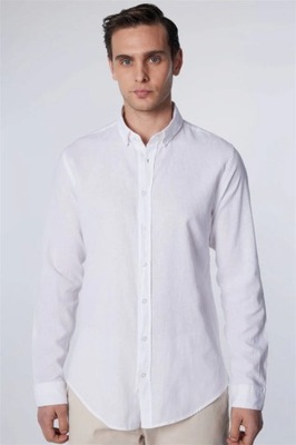 Dopasowany Krój Koszula Biały / XL