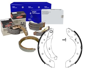 Delphi тормозные колодки тормозные citroen berlingo xsara pi фото №1