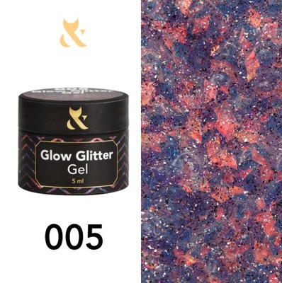 Żel do zdobień Fox Glow Glitter Gel 005 5ml