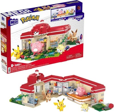 Mega Bloks Zestaw konstrukcyjny Pokemon Leśne centrum 648 el HNT93