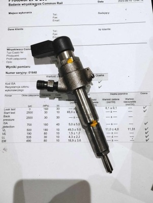 NOZZLE CITROEN C3 I 1.4 HDI 68KM 9654551080  