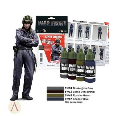 Scale 75: Soviet Armored Crew Paint Set /Scale 75