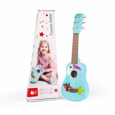 Drewniana Gitara Dla Dzieci Tukan