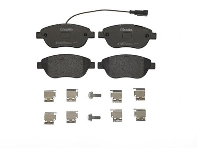 Гальмівні колодки гальмівні перед fiat bravo ii 07- stilo 02- фото №1