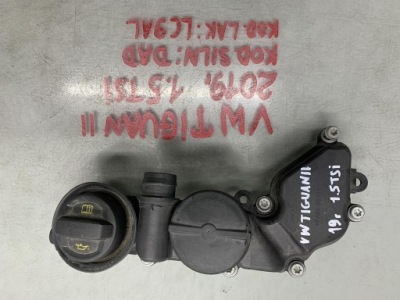 Вентиляція картера вентиляції шланг двигуна vw tiguan ii 1.5 tsi 19 r фото №1