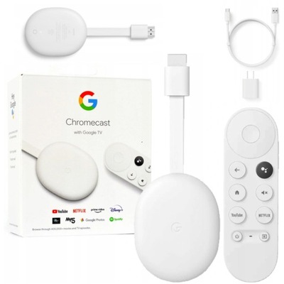 GOOGLE CHROMECAST 4.0 Smart TV Wi-Fi UHD 4K HDR