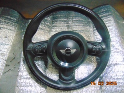 Mini cooper r56 руль кожа подушка безопасности подушка мультифункция комплект фото №1