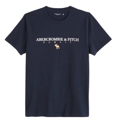 t-shirt Abercrombie&Fitch koszulka M premium czarna