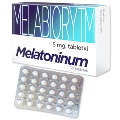 Melabiorytm 5 mg 30 tab.Lek na Sen Melatonina
