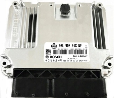 KOMPIUTERIS ECU VW TOURAN 03L906018NP 0281016674 