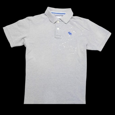 ABERCROMBIE & FITCH _ MODNA KOSZULKA POLO Z LOGO _ M/L