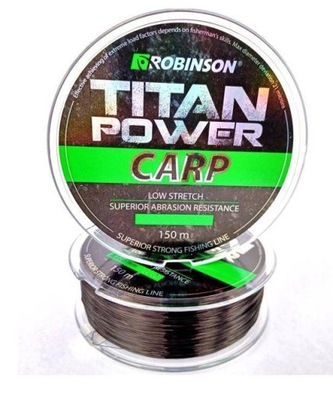 Żyłka Robinson Titan Power Carp 150m 0,330 czarna