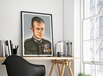 Plakat Rotmistrz Witold Pilecki 70x50cm